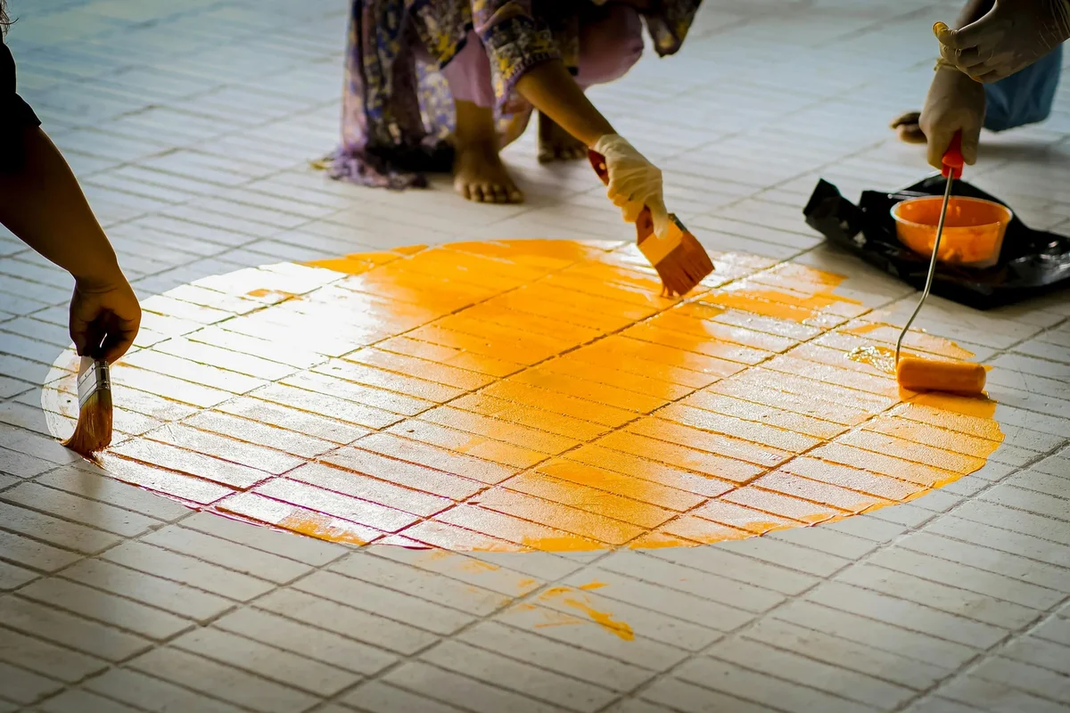 peinture carrelage